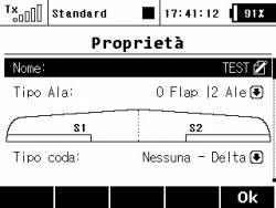 Jeti Configurazione Ala Delta