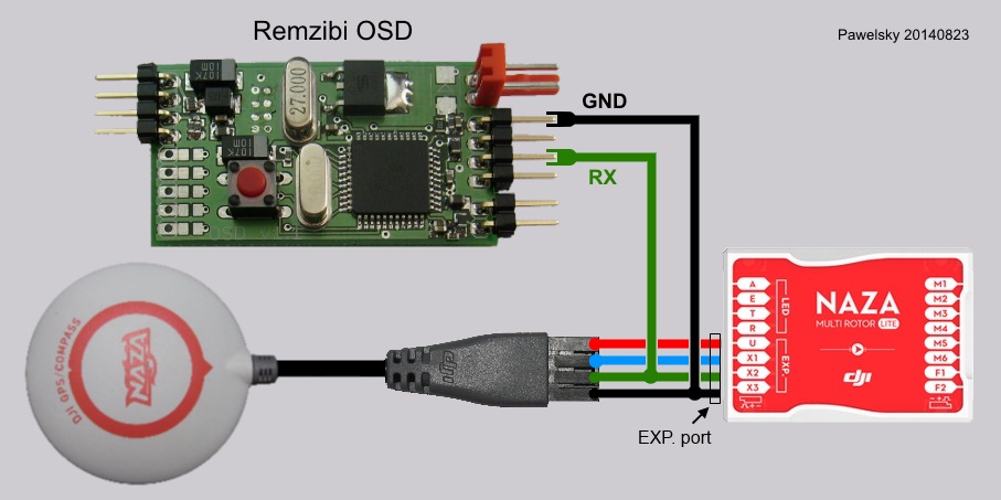 Naza multi rotor lite схема подключения