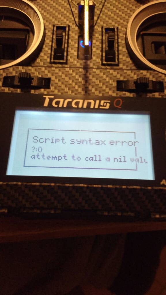 opentx lua scripts taranis