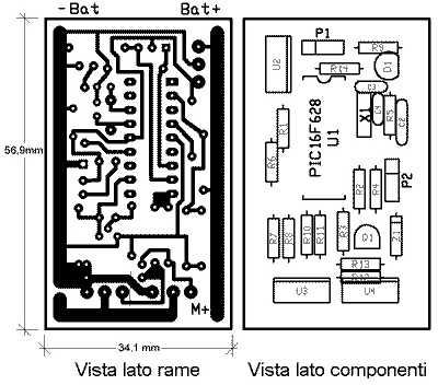 PCB e disposizione componenti